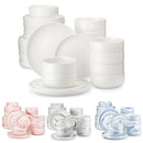 Axyaa 18/36-Piece Ceramic Porcelain Dinnerware Set for 6/12