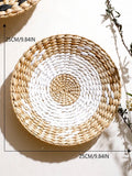Boho Hand Woven Wall Basket for Home Decor by Axyaa