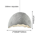Axyaa Vintage Eggshell Pendant Lamp in Dark Gray for Home and Restaurant