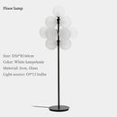 Axyaa Contemporary Grape Chandelier: Glass Ball Pendant Lamp for Living Room, Bedroom, and More
