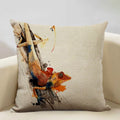 Axyaa Animal Horse Chicken Lizard Cow Antelope Pillow Case