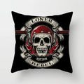 Axyaa Black Grey Skull Face Pillowcase for Halloween Living Room Decor
