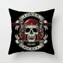 Axyaa Black Grey Skull Face Pillowcase for Halloween Living Room Decor