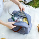 Axyaa Insulated Lunch Bags with Large Capacity for Office and School
