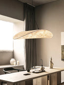 Axyaa Wabi Sabi Silk Chandelier: LED Nordic Minimalist Loft Pendant Light