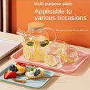 Axyaa Green Plastic Food Tray for Kitchen and Hotel Dessert Serving