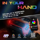 Axyaa RGBW DRL: Toyota Tacoma 2024-2025, 64 Colors, Daytime Running Lights, APP Control