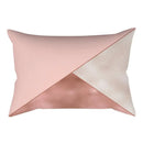 Axyaa Pink Geometric Stripes Pillow Cover for Home Decor and Living Room