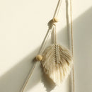 Axyaa Boho Leaf Tassel Wall Hanging Decor for Bedroom & Living Room