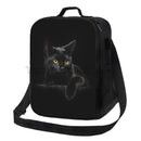Axyaa Butterfly Cat Insulated Lunch Bag - Reusable Thermal Cooler Tote