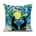 Axyaa Gold Elk Modern Pillowcase Cover for Customizable Bedside Decor