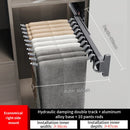 Axyaa Aluminum Alloy Pant Hangers: Adjustable, Multi-Functional, & Collapsible Clothes Rack