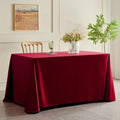Axyaa Elegant White Long Tablecloth for High-End Conferences