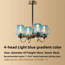 Axyaa European Retro Copper Pendant Light for Modern Dine & Living Room Decor