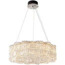 Axyaa Crystal Chandeliers: Elegant Home Villa Decoration, Living Dining Room Lighting.
