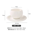 Axyaa Stone Ceramic Latte Mug Flower Decor Drinkware
