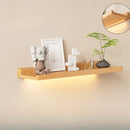 Axyaa LED Wooden Wall Light Fixture Bookshelf Divider Shelf Sconces