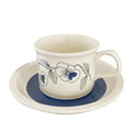 Axyaa Medieval Ceramic Mug & Saucer Set - Retro Coffee Cup Creative Design