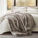 Axyaa Faux Chinchilla Fur Throw Blanket - Luxuriously Soft and Warm for Winter