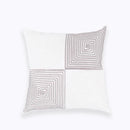Axyaa Blue Floral Mandala Leaves Wave Cushion Cover 45x45cm