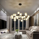 Axyaa Nordic Minimalist Molecular Pendant Light for Creative Restaurant Room Fashion