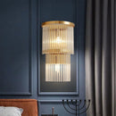 Axyaa Crystal Wall Lamp: Nordic Influencer-Style Light Luxury for Bedroom and Aisle Decor