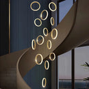 Axyaa Modern Chandelier Stair Pendant Living Room Lights Interior Lighting