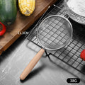 Axyaa Stainless Steel Mesh Filter with Wooden Handle - Kitchen Baking Essentials