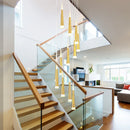 Axyaa Modern LED Ring Chandelier for Home Decor