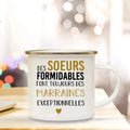 Axyaa Sister Friends Enamel Mug - Pregnancy Announcement Gifts