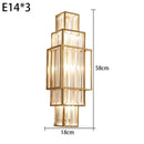 Axyaa Nordic Glass Crystal Wall Lamp - Modern Minimalist LED Lighting Fixtures