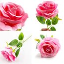 Axyaa Silk Rose Bouquet for Wedding Party Home Decor