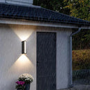 Axyaa Black Aluminum LED Wall Lamp Outdoor Waterproof Lighting