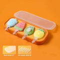 Axyaa Ice Cream Silicone Popsicle Molds - Large Capacity Homemade Tray