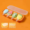 Axyaa Ice Cream Silicone Popsicle Molds - Large Capacity Homemade Tray