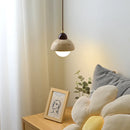 Axyaa Wabi Sabi Stone Pendant Light: Retro LED Bedside Lighting for Home Decor