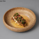 Axyaa Vintage Kiln Ceramic Deep Plate Set