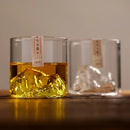 Axyaa Mountain Whiskey Glass Set in Wooden Gift Box