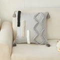 Axyaa Bohemian Tufted Cushion Cover for Sofa, Removable Washable Pillowcase