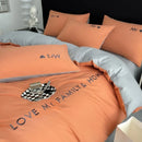 Axyaa Nordic Luxury Egyptian Cotton Bedding Set: King Queen Double Twin Size