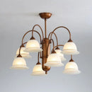 Axyaa Nordic Glass Art LED Chandelier for Home Decor Lighting