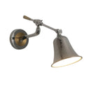 Axyaa Adjustable Industrial Loft Wall Lamp with Metal Pulley for Restaurant Bedroom
