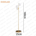 Axyaa Glass Ball Table Lamp Bedroom Bedside Nordic Living Room Floor Study Desk Light
