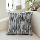 Axyaa Large Textured Accent Pillowcases, 45x45cm, Abstract Jacquard Design