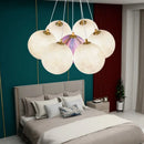 Axyaa Moon Ceiling Chandelier: Modern Indoor Lighting for Home Decor