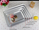 Axya Non-Stick Aluminium Baking Tray Set – Perfect for Biscuits, Cookies, and Pastries