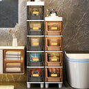 Axyaa Slim Storage Cabinet: Multi-Layer Side Rack & Organizer for Narrow Spaces