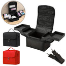 Axyaa Manicure Toolbox: Portable Makeup Case for Travel & On-the-Go Beauty