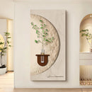 Axyaa Cream Style Entrance Wall Painting with Lights