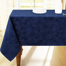 Axyaa Jacquard Leaf & Twig Polyester Tablecloth - Rectangle & Round Options
